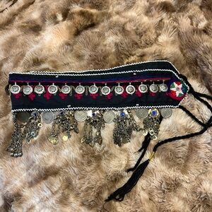 Bohemian Adjustable Coin Belt